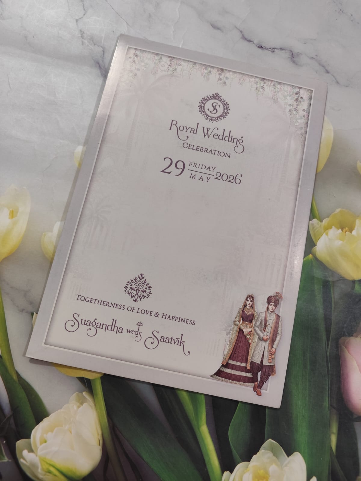 Gulshan Card Collection Designer Wedding Invitation Card (Pack of 50) RD