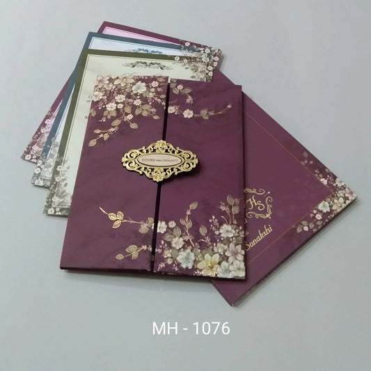 Gulshan Card Collection Designer Wedding Invitation Card (Pack of 50)