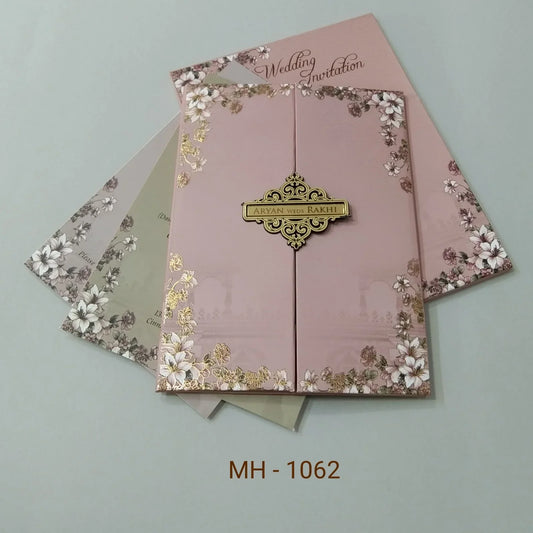 Gulshan Card Collection Designer Wedding Invitation Card (Pack of 50)