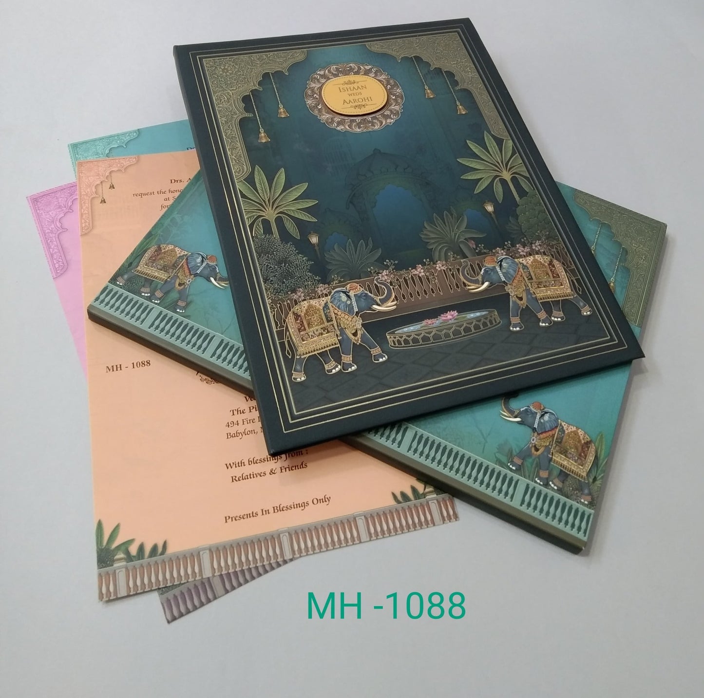 Gulshan Card Collection Designer Wedding Invitation Card (Pack of 50)