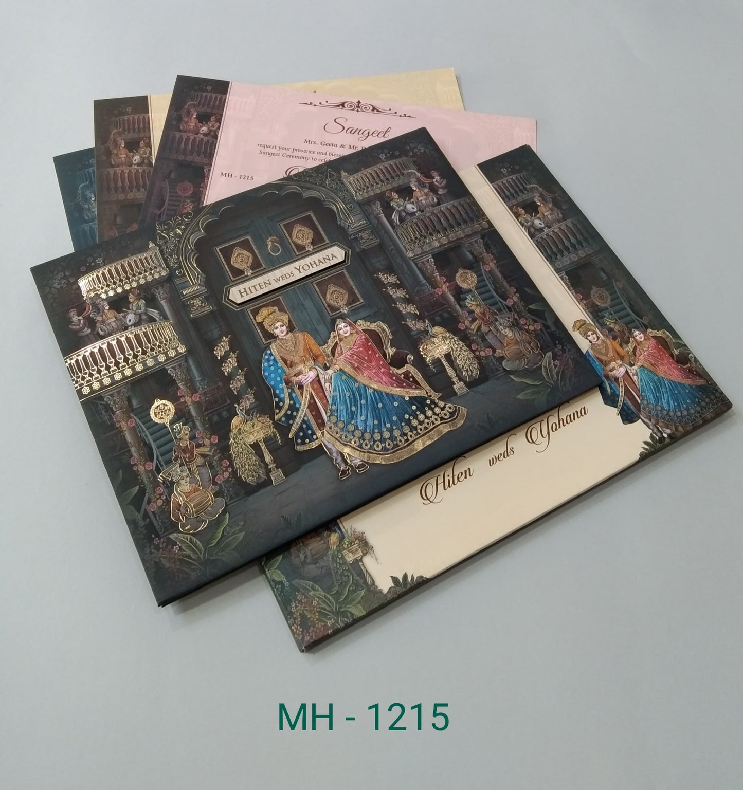 Gulshan Card Collection Designer Wedding Invitation Card (Pack of 50)