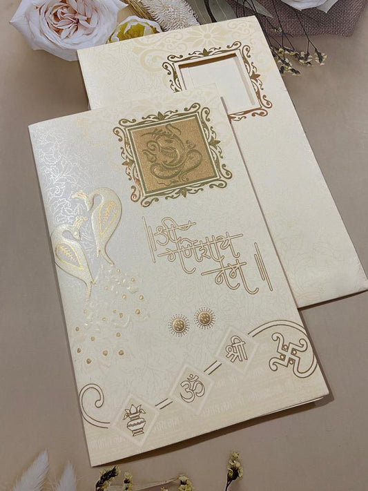 Gulshan Card Collection Designer Wedding Invitation Card (Pack of 50)