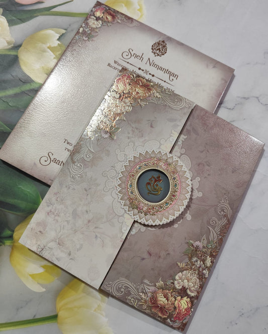 Gulshan Card Collection Designer Wedding Invitation Card (Pack of 50) RD