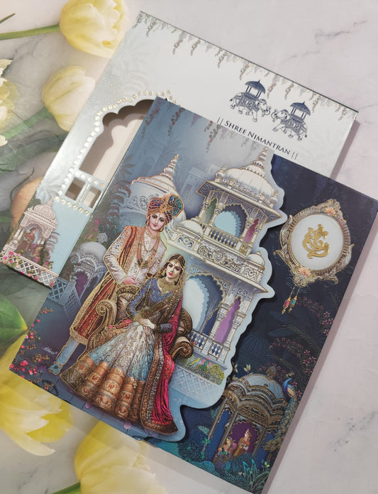 Gulshan Card Collection Designer Wedding Invitation Card (Pack of 50) RD