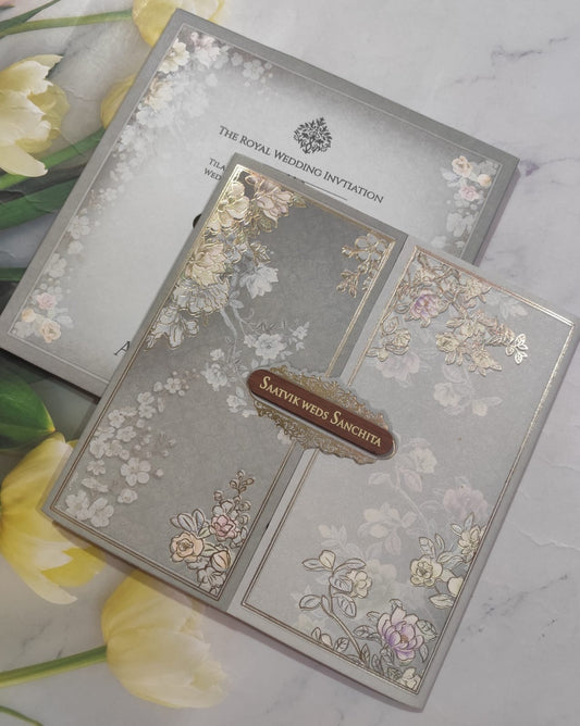 Gulshan Card Collection Designer Wedding Invitation Card (Pack of 50) RD