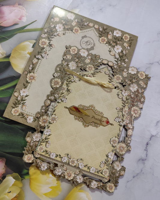 Gulshan Card Collection Designer Wedding Invitation Card (Pack of 50) RD