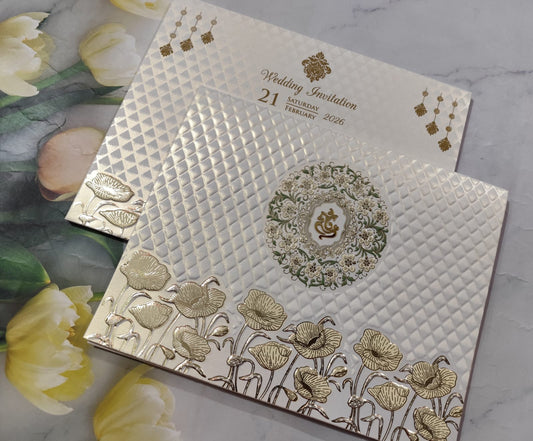 Gulshan Card Collection Designer Wedding Invitation Card (Pack of 50) RD