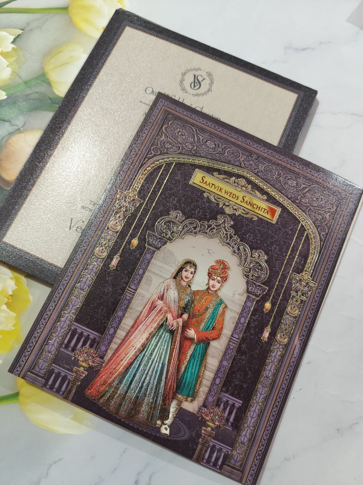 Gulshan Card Collection Designer Wedding Invitation Card (Pack of 50) RD