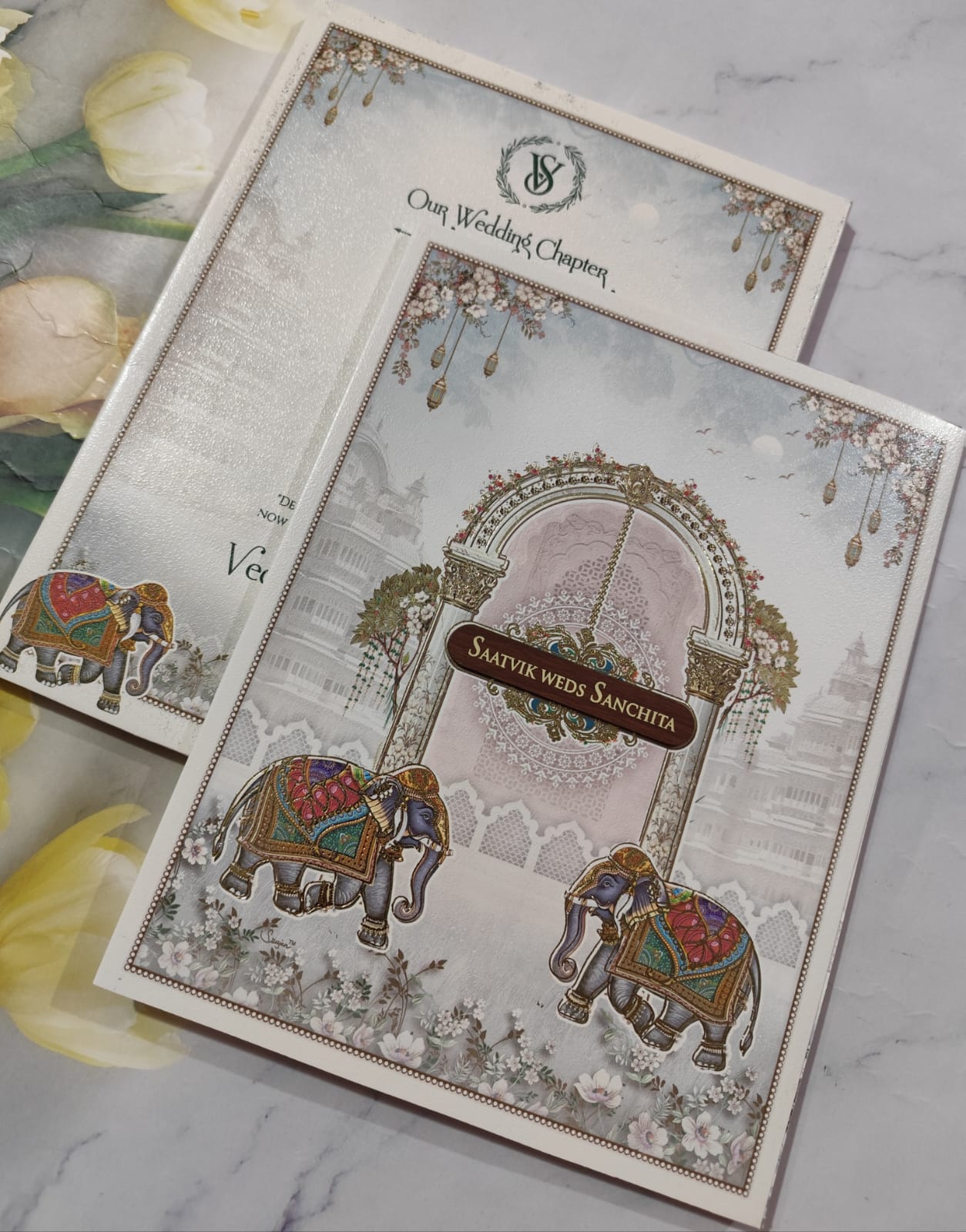 Gulshan Card Collection Designer Wedding Invitation Card (Pack of 50) RD