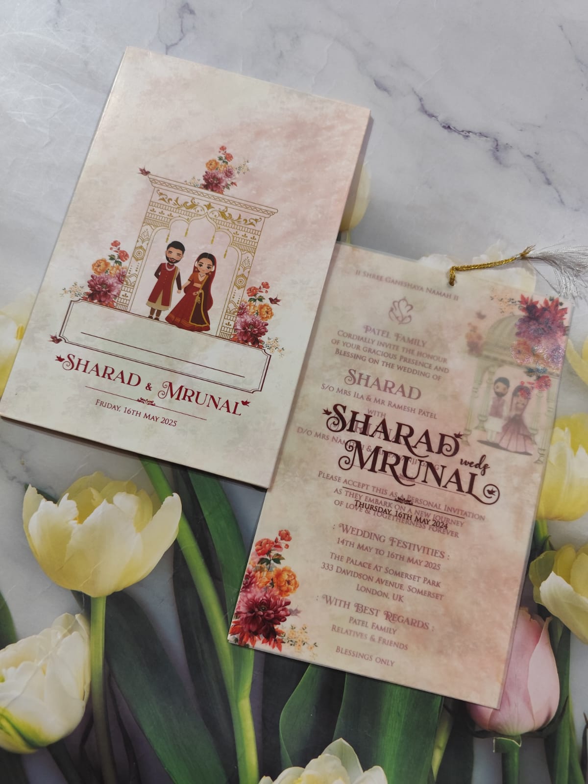 Gulshan Card Collection Designer Wedding Invitation Card (Pack of 50) RD