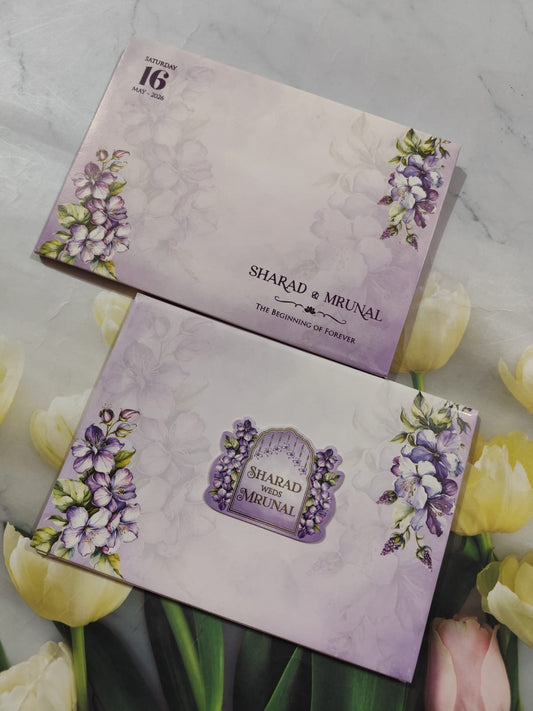 Gulshan Card Collection Designer Wedding Invitation Card (Pack of 50)