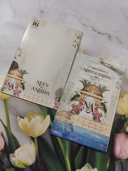 Gulshan Card Collection Designer Wedding Invitation Card (Pack of 50)