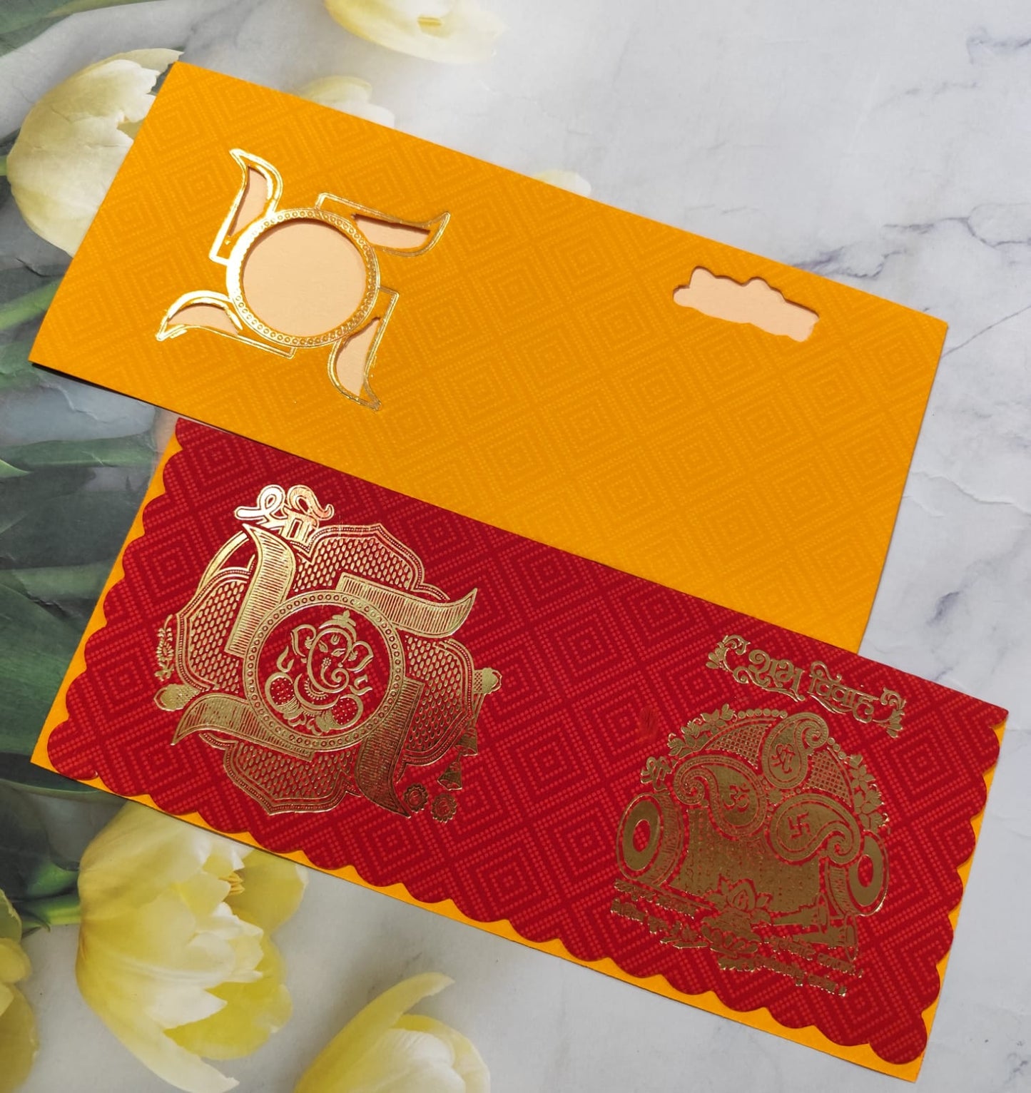 Gulshan Card Collection Designer Wedding Invitation Card (Pack of 50) RD