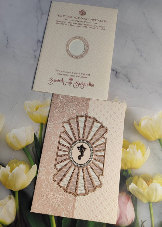 Gulshan Card Collection Designer Wedding Invitation Card (Pack of 50) RD