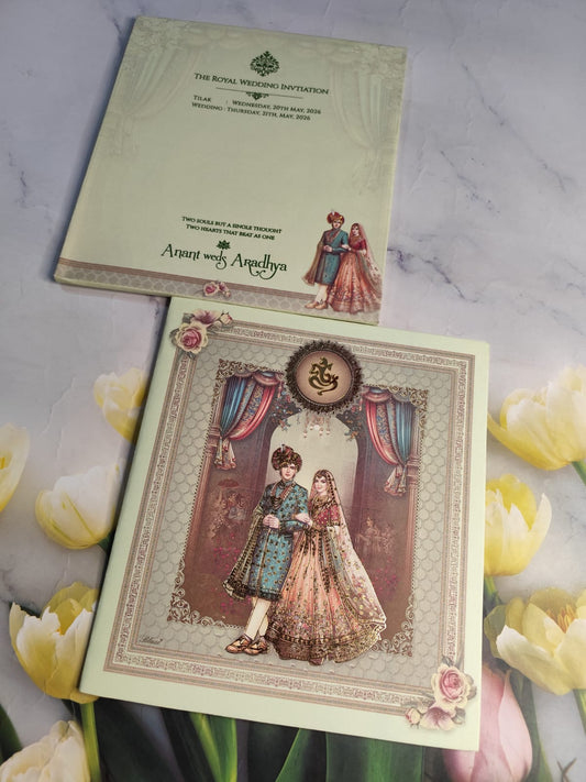 Gulshan Card Collection Designer Wedding Invitation Card (Pack of 50) RD