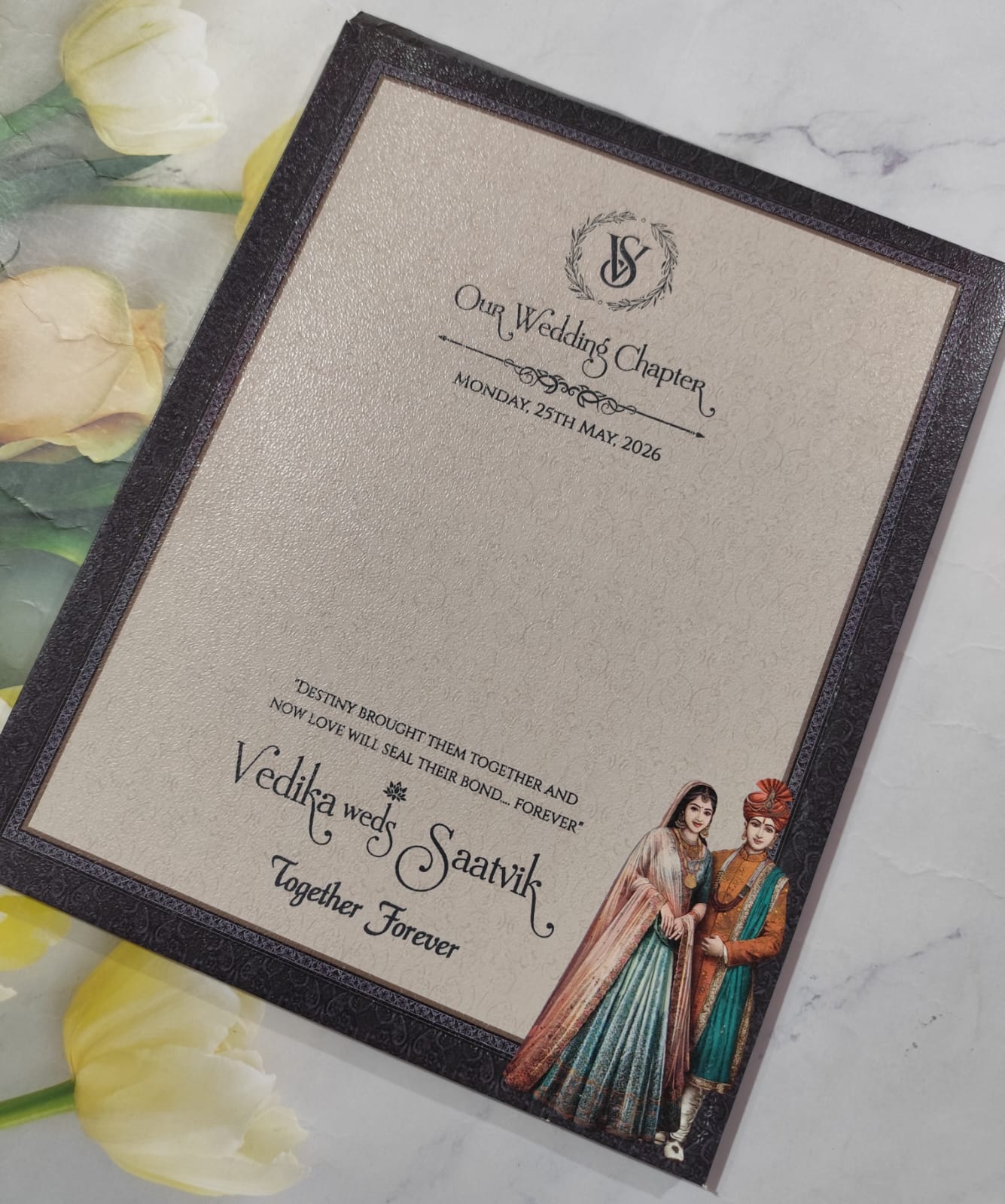 Gulshan Card Collection Designer Wedding Invitation Card (Pack of 50) RD
