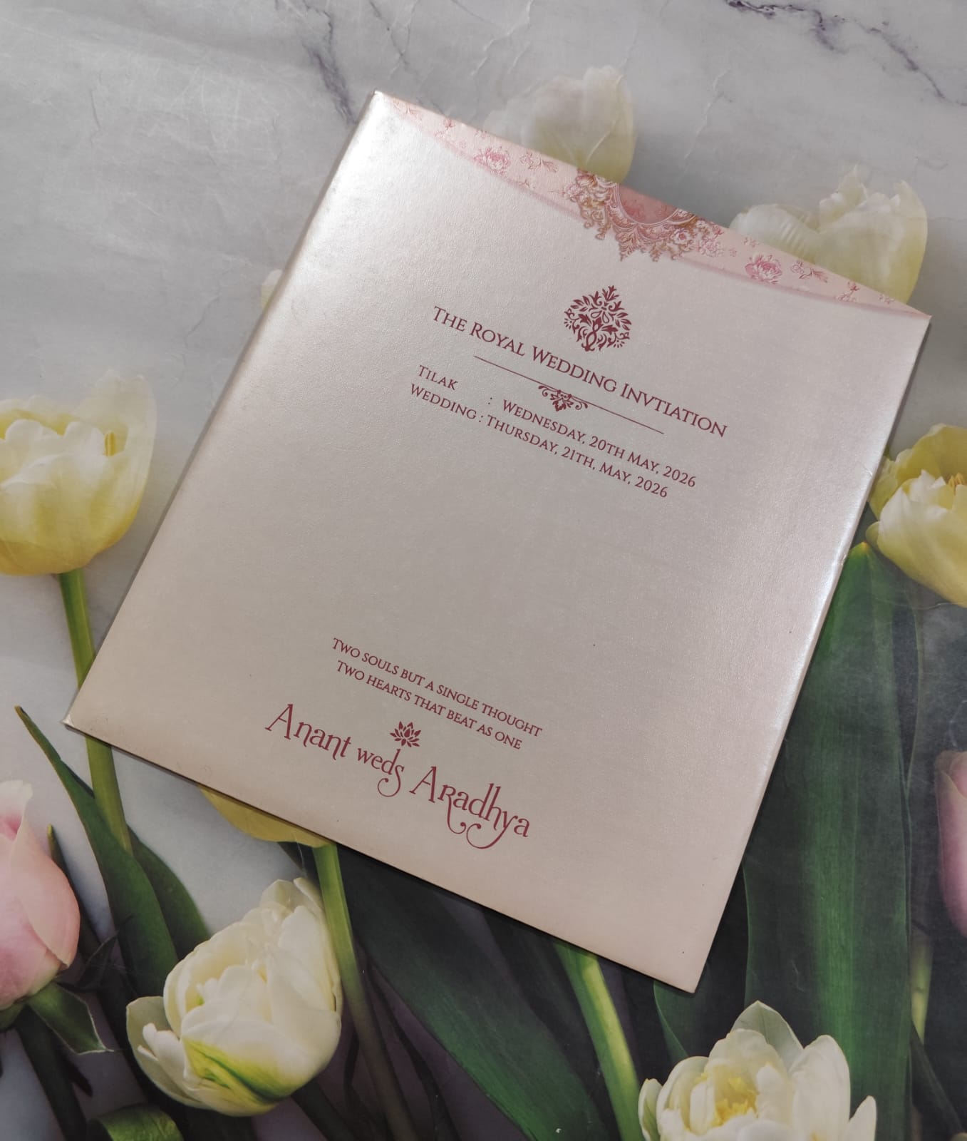 Gulshan Card Collection Designer Wedding Invitation Card (Pack of 50) RD