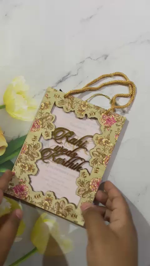 Gulshan Card Collection Designer Wedding Invitation Card (Pack of 50)