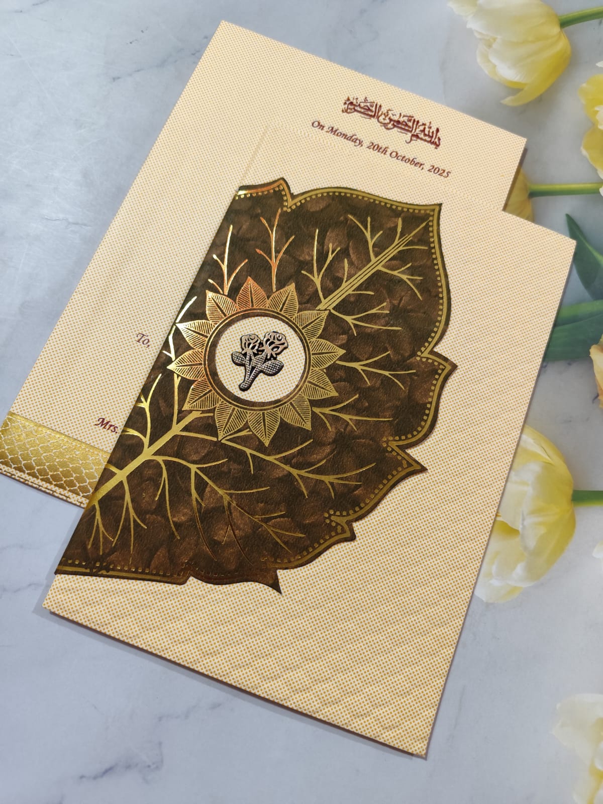 Gulshan Card Collection Designer Wedding Invitation Card (Pack of 50) 